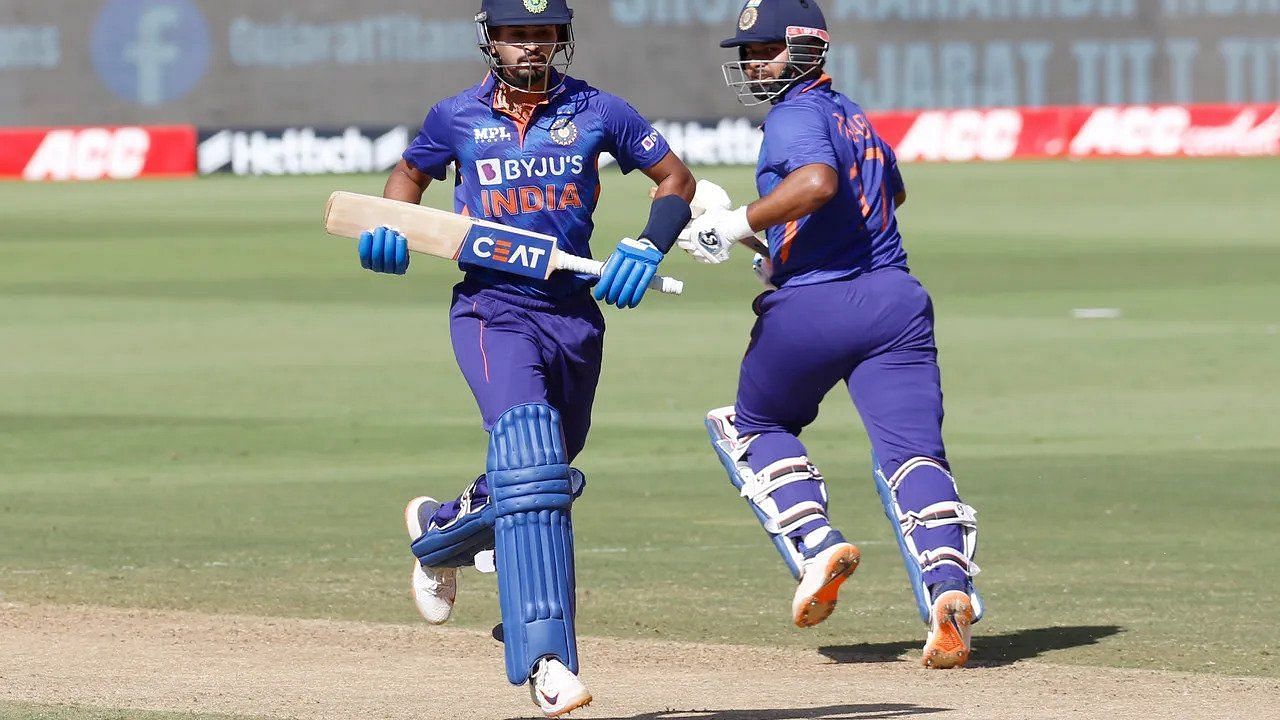 Shreyas Iyer and Rishabh Pant added 109 runs for the fourth wicket (Credit: BCCI)